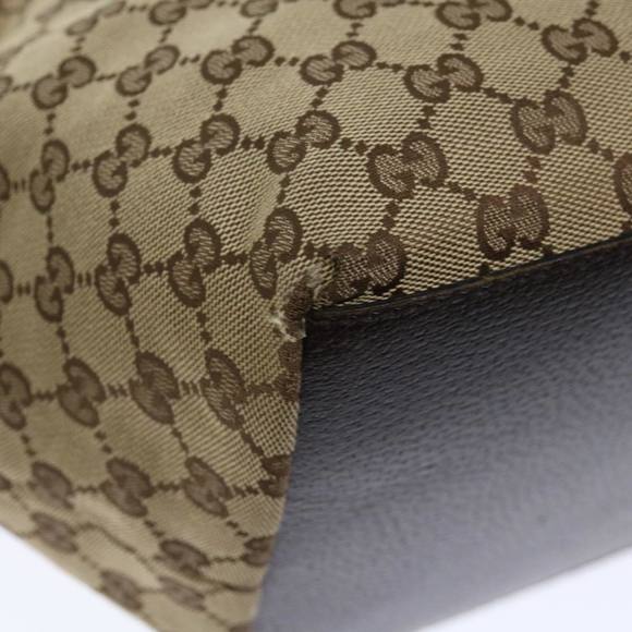 GUCCI GG Canvas Web Sherry Line Hand Bag Beige Red Green 181228 Auth ep4035 - Picture 15 of 16